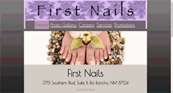 Desktop Screenshot of firstnails.net