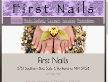 Tablet Screenshot of firstnails.net